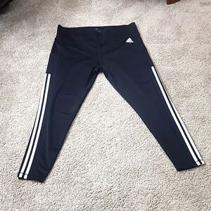 Womens Joggers/Black w/White stripes